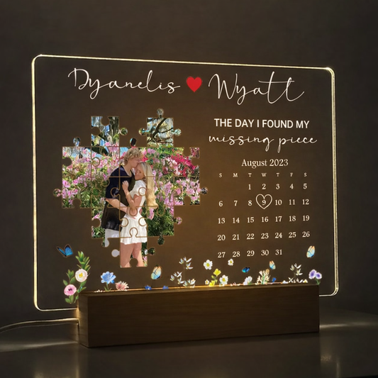 The Day I Found My Missing Piece -- Personalized Gift